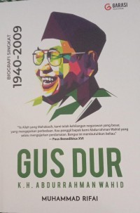 Image of GUS DUR : BIOGRAFI SINGKAT 1940-2009